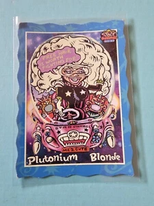 GLOW-ZONE BLUE SPACE ODDBODZ SERIES (PLUTONIUM BLONDE) CARD #SO.33. - Picture 1 of 2