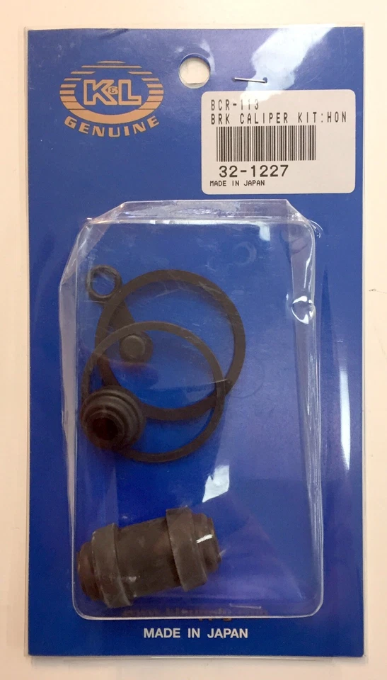 (1) Nuevo kit de reconstrucción de pinza de freno trasera K&L para muchas motocicletas Honda Foto 1 de 1