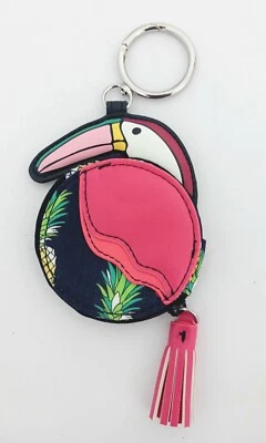 Porta-moedas Vera Bradley tucano bolsa chaveiro abacaxi  - Imagem 1 de 4