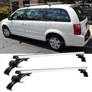 Fit For Dodge Grand Caravan 48" Car Roof Rack Cross Bar Luggage Bicycle Aluminum - Picture 1 of 15