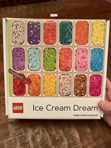 Lego Pieces Ice Cream Dream 1000 Piece Jigsaw Puzzle New Sealed - Picture 1 of 8