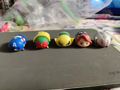 Marvel Tsum Tsum Lot of 5 Character Figures  - Image 1 of 4