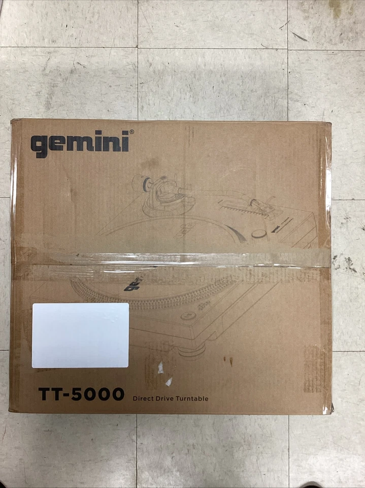 Gemini Sound TT-5000 High Torque Direct-Drive Turntable with USB - Digitize