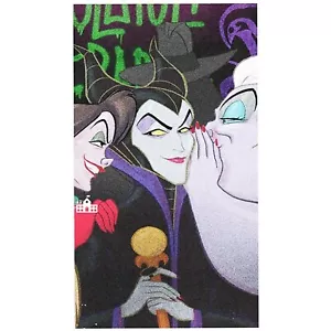 Telo mare Disney Villains 27 x 54 pollici - Ursula, Malefica, Crudelia Deville - Foto 1 di 2