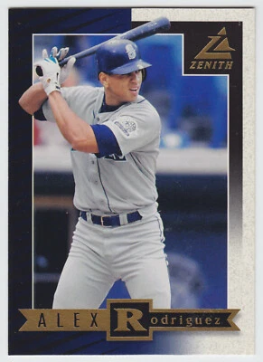 1998 Zenith - Alex Rodriguez - #16 - Seattle Mariners - NrMt+ - Image 1 of 4