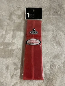 Foot Locker Red Velour Headband Sweat Band Nip Vintage Athletic 80s - Picture 1 of 4