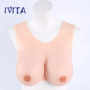 IVITA D Cup Boobs Realistas Medio Cuerpo Pechos De Silicona Completa Falsos Drag-Queen - Imagen 1 de 12