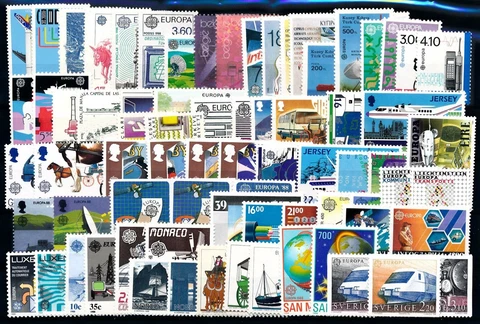 Europa CEPT MNH CV€222.00 1988 Year Set Transport & Communications Cover