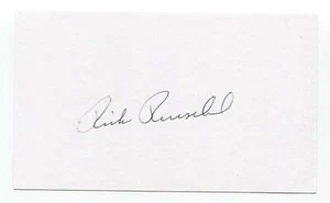 Rick Reuschel Signed 3x5 Index Card Baseball Autographed Signature Chicago Cubs - Picture 1 of 2