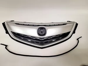 Rejilla delantera Acura TLX 15 16 17 toda plata satinada con moldeado + moldeo de goma - Imagen 1 de 3