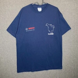 Optima Tshirt Men's Large Blue Graphic Print Bosch BeOne Mechanics Tools  - Picture 1 of 8