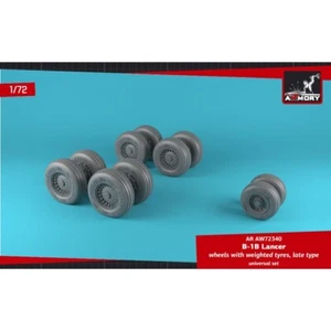 Armory Models AR AW72340 Scale 1/72 B-1B Lancer wheels w/ weighted tires, late - Picture 1 of 12
