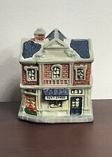 Greenbrier Intl. GIFT STORE Christmas House Porcelain Ceramic 4” Tall NWT