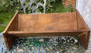 Wonderful Carved Book Stand Oak Possibly Apprentice Piece? AW INITIALS CARVED IN - Picture 1 of 12