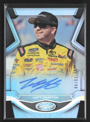 2016 Certified NASCAR Signatures AUTO MIRROR SILVER Matt Crafton #16/99 #MC - Image 1 of 2