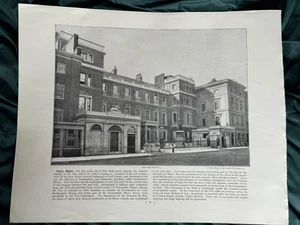 um 1890, Pall Mall, War Office, Bild aus G. Newnes Teilwerk " Round London " - Bild 1 von 2