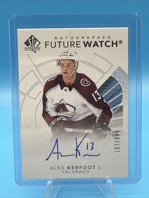 ALEX KERFOOT 2017 SP Authentic #173 FUTURE WATCH AUTOGRAPH  /999 - Image 1 of 2