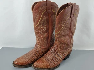 Dan Post DP2387 Herren Caiman Western Cowboystiefel Größe 8 Leder Braun - Bild 1 von 17