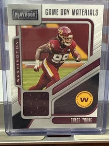 Chase Young 2021 Playbook Game Day Materials GDM-CYO Commanders Ohio State - Bild 1 von 4