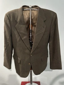 Vintage Mens Tailored OSCAR DE LA RENTA Wool Sport Coat Suit Jacket Blazer * - Picture 1 of 6