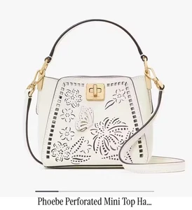 Kate Spade Mini Handtasche KL042 Neu mit Etikett Phoebe Schmetterling perforiert #96021 63242 - Bild 1 von 7