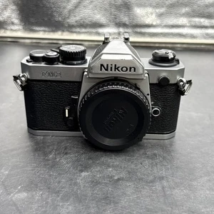 USED Nikon FM2 (new) FM2N Silver 35mm SLR Film Camera Body -Made in JAPAN - Picture 1 of 21