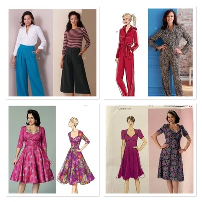 Butterick Women's Dresses / Tops / Trouser  Sewing Patterns Assorted Styles. New - Image 1 of 4