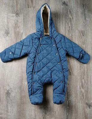 Mono de invierno forrado de lana para bebé niño Nautica 3-6 **Defectos Foto 1 de 4