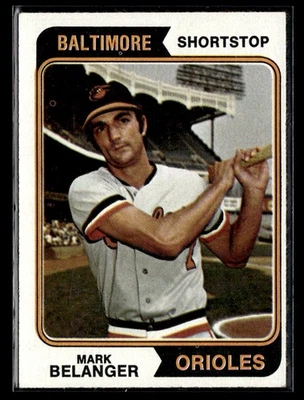 1974 Topps Mark Belanger #329 - Image 1 of 2