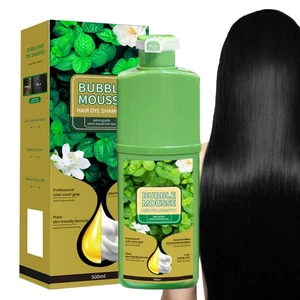 Schaum Haarfarbe gesundes Haarfarbstoff 500 ml Pflanzenschaum Farbe Sterbende Mo - Bild 1 von 15