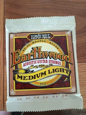 Ernie Ball Earthwood 80/20 Bronze Acoustic Guitar Strings 12-54