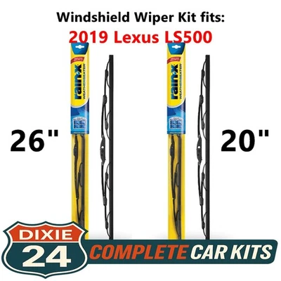Rain-X Weatherbeater Windshield Wiper Kit fits: 2019 Lexus LS500 (26" & 20") - Image 1 of 4