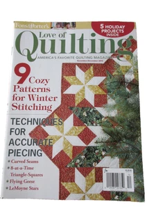 Fons & Porter's Love of Quilting Magazine NOV/DEC 2015 - Picture 1 of 1