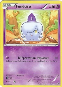 Carte Pokemon FUNÉCIRE Noble Victoires Noir & Blanc PV 50 58/101 VF - Imagen 1 de 1