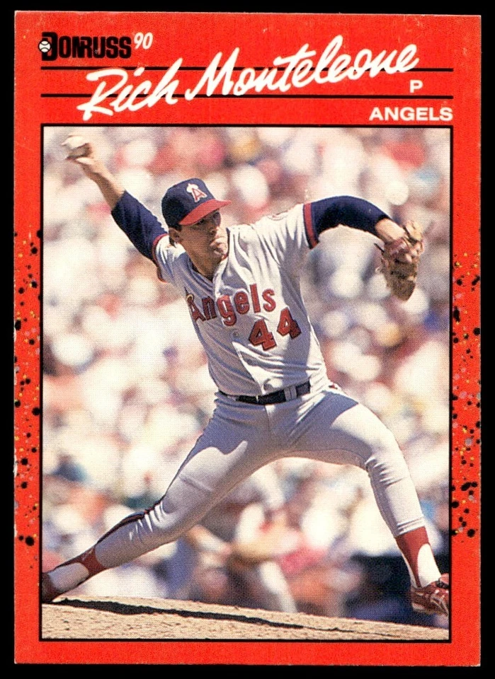 1990 Donruss Rich Monteleone California Angels #462 - Image 1 of 2
