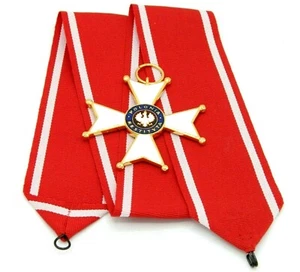 1028 POLISH ORDER OF POLONIA RESTITUTA COMMANDER'S CROSS 1918 POLAND - Picture 1 of 8