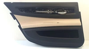 BMW OEM Door Lining Leather Nappa/oyster Rear Left 9162177 F02 F04 hyb CY66496 - Picture 1 of 12