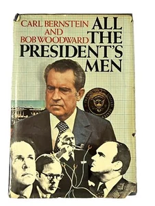 1974 All The Presidents Men By Woodward And Bernstein Hardcover With Dust Jacket - Picture 1 of 16