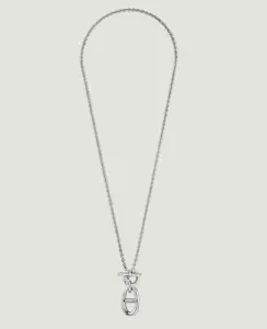 NEW HERMES CHAINE D'ANCRE PENDANT NECKLACE 925 STERLING SILVER - Picture 1 of 7
