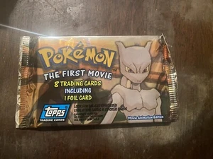 Pokemon La Primera Película Edición Animación Tarjetas Coleccionables Pack Sellado Topps - Imagen 1 de 2
