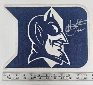 Duke Blue Devils Patch 11" x 9" handsigniert Christian Laettner Original - Bild 1 von 5