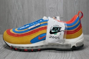 Nike Air Max 97 SE Running Club Photo Blue Pollen White Shoes DH1085-700 Men's 9 - Picture 1 of 6