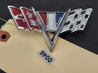1964 - 1967 Chevrolet Cross Flag Emblem Corvette Impala OEM 3840318 - 0046 A9 Chevrolet Corvette