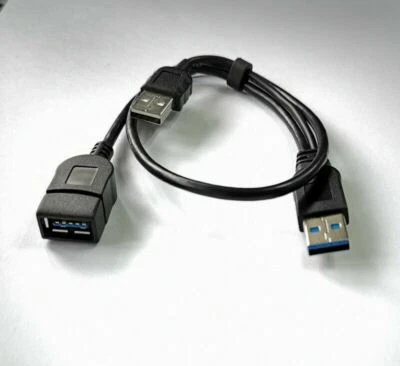 45cm 1.5FT USB 3.0 SuperSpeed Male A to Female A Extension Cable - Image 1 of 3