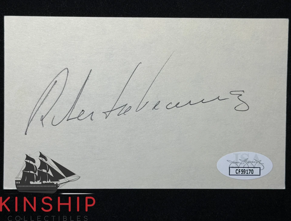 Roberto De Vincenzo signed 3x5 Index Card JSA COA British Open Golf Auto I129 - Image 1 of 1