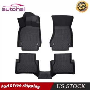 Premium Floor Mats Liner for Audi A6 A7 S6 2012-2018 Heavy Duty Black 4Pcs - Picture 1 of 11