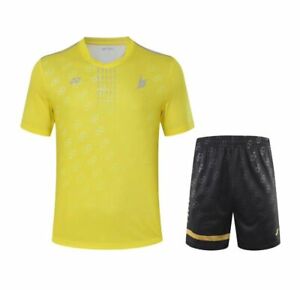 Adult Kid Sports Tops Tennis/Table Tennis Clothes Badminton Set T Shirts+shorts