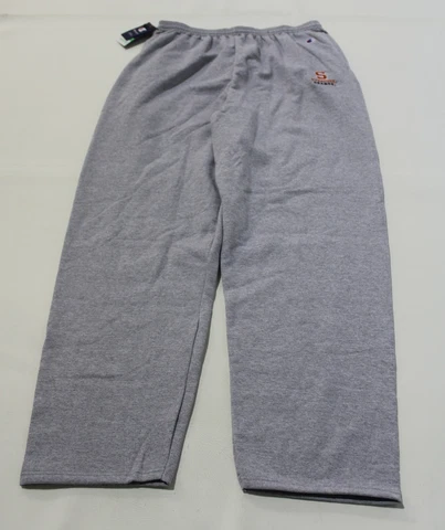 Champion Men's Syracuse Orange Powerblend Pants CD4 Heather Gray Size 2XL NWT Cover