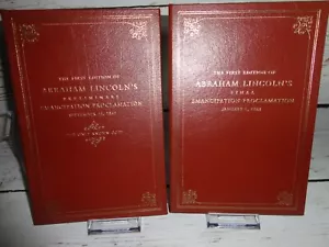 EASTON PRESS Abraham Lincoln’s Emancipation Proclamation LIBRARY OF CONGRESS - Imagen 1 de 11