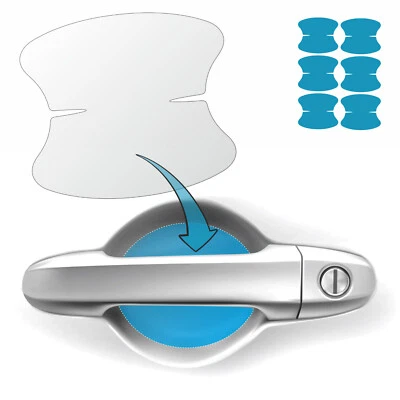 Uni LACKSCHUTZFOLIE für Autogriff Griffmulden Türgriff Schutzfolie 6er 100x90mm - Bild 1 von 4